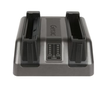 Battery charging station, 2 slots, UK