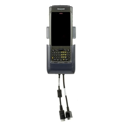 Vehicle charging/transmitter cradle, USB, RS-232