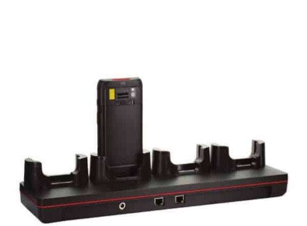 Charging/transmitter station, 4 slots, ethernet, booted