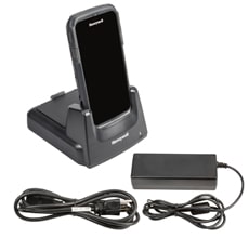 Charging-/communication station, USB