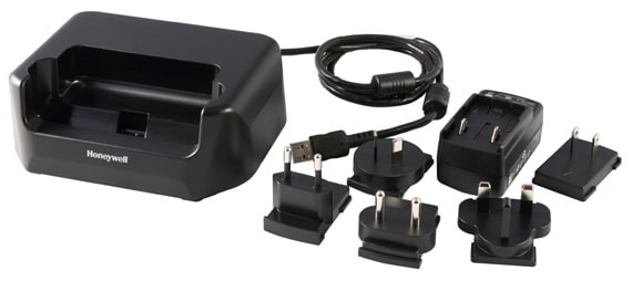 Charging-/communication station, USB