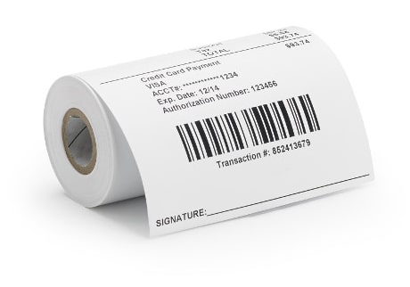 Rollos de recibos, Zebra, Z-Select 2000D 60 Receipt, Papel térmico, 80 mm, 150 mm, 25.4 mm, Blanco