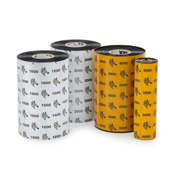 TT Ribbons, Zebra, 3400, Cera/resina, 220 mm, 450m, Exterior, Negro