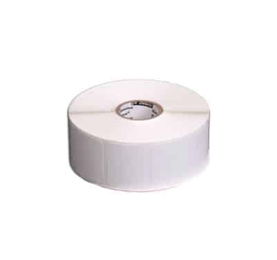 Labels, Zebra, Plástico, PolyPro 4000D, Anchura: 50.8 mm, Altura: 50.8 mm, Diámetro: 55.88 mm, Diámetro del núcleo: 19 mm