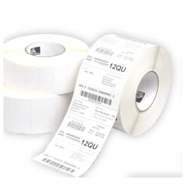 Labels, Zebra, Plástico, Z-Ultimate 3000T White, Anchura: 101.6 mm, Altura: 12.7 mm, Diámetro: 127 mm, Diámetro del núcleo: 25.4 mm