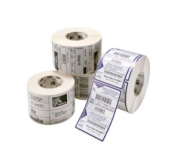Labels, Zebra, Papel normal, 8000T All-Temp, Anchura: 69.85 mm, Altura: 31.75 mm, Diámetro: 200 mm, Diámetro del núcleo: 76 mm