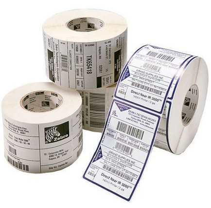 Labels, Zebra, Papel térmico, Z-Perform 1000D, Anchura: 88.9 mm, Altura: 31.75 mm, Diámetro: 127 mm, Diámetro del núcleo: 25.4 mm