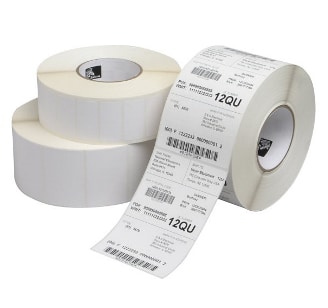 Labels, Zebra, Papel normal, Z-Perform 1000T Removable, Anchura: 76.2 mm, Altura: 50.8 mm, Diámetro: 127 mm, Diámetro del núcleo: 25.4 mm