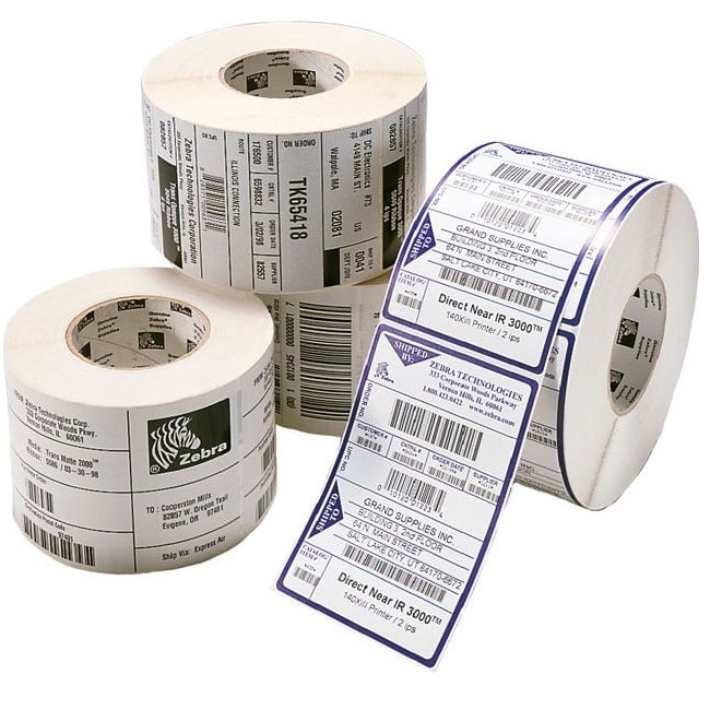 Label, Paper, 44x19mm, DT, Z-Perform 1000D REMOVABLE, Uncoated, Removable Adhesive, 25mm Core,