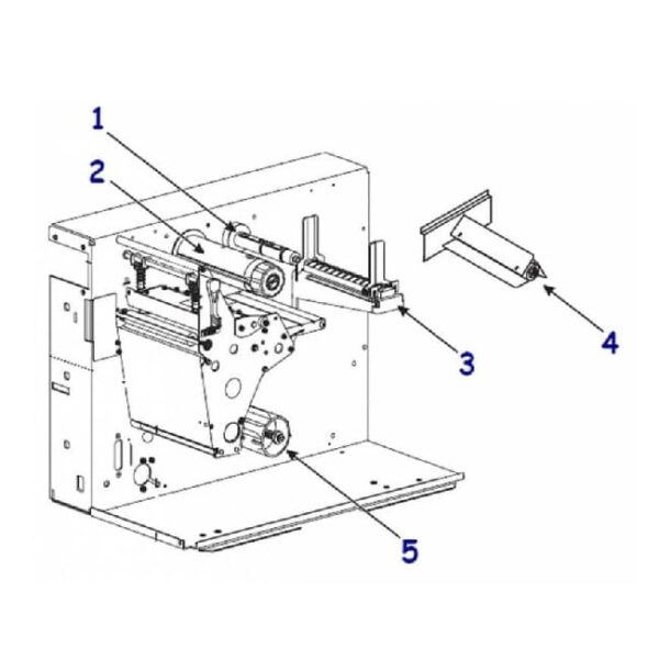 Ribbon Take Up Spindle 140Xi4 140Xi3+ (KIT)