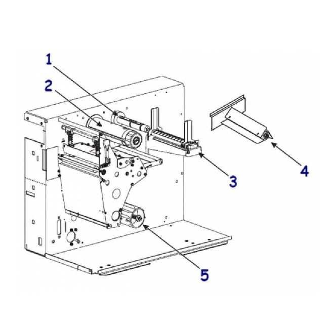 Ribbon Take Up Spindle 140Xi4 140Xi3+ (KIT)