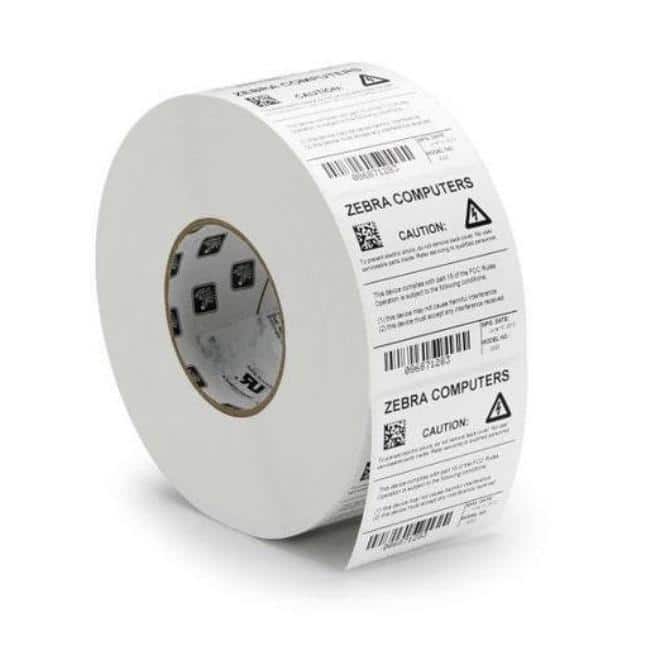 LABEL POLYESTER 76X25MM
